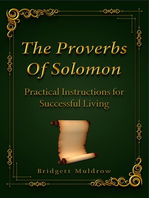 cover image of The Proverbs of Solomon